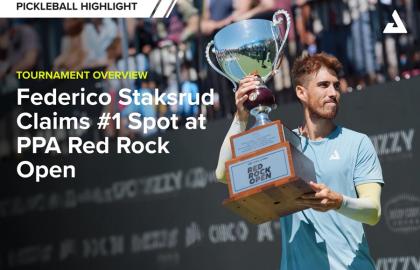 Federico Staksrud Vươn Lên Số 1 Thế Giới Tại PPA Red Rock Open
