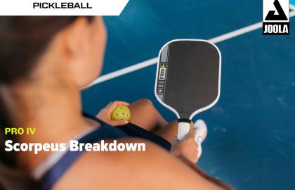 JOOLA Pro IV Scorpeus: Dòng Vợt Pickleball Đa Năng – Công Nghệ TFP, Điểm Ngọt Rộng, Hiệu Suất Toàn Diện